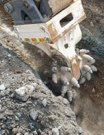 Fraise hydraulique KR vue 2