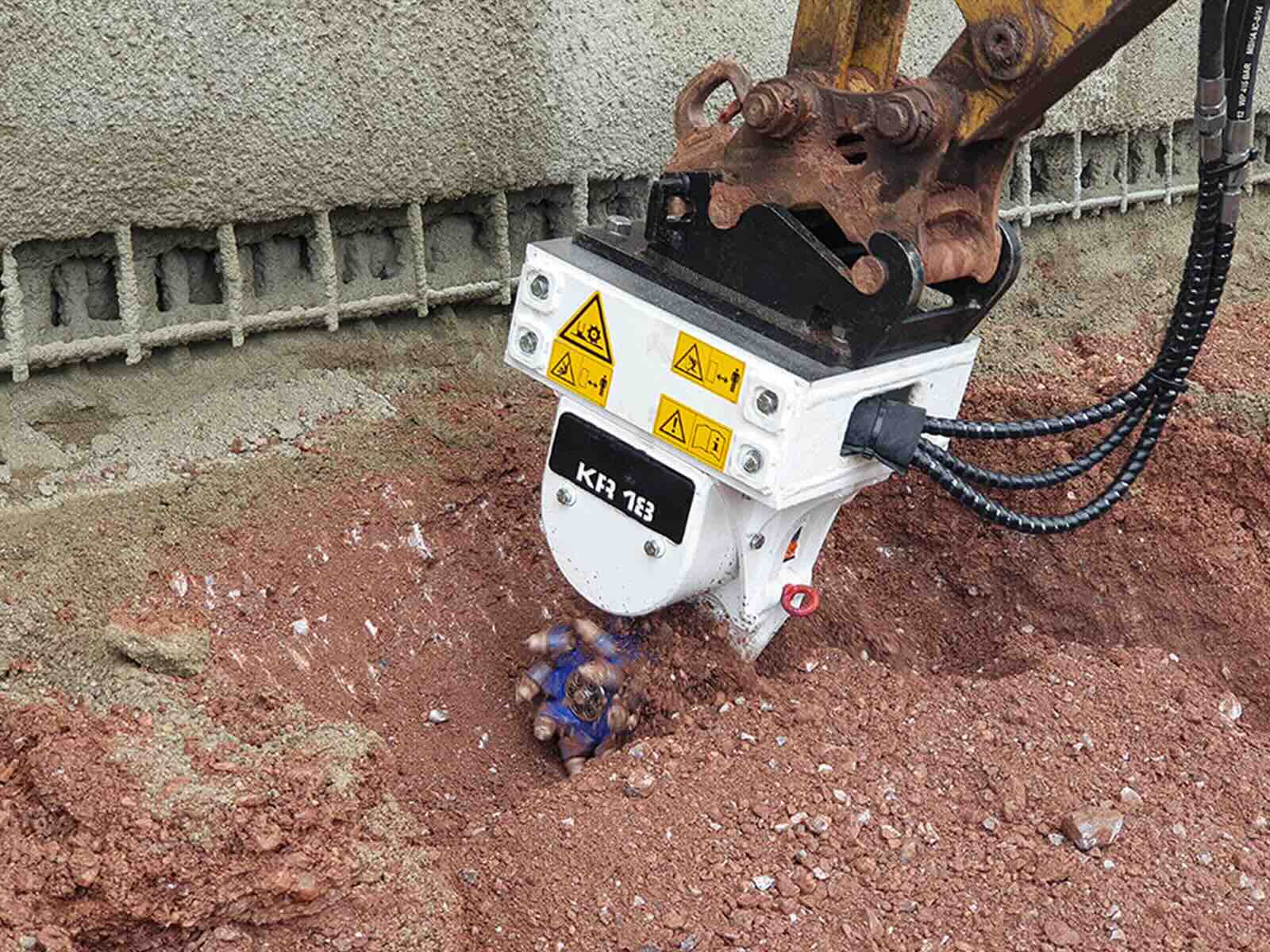 Fraise hydraulique KR vue 1
