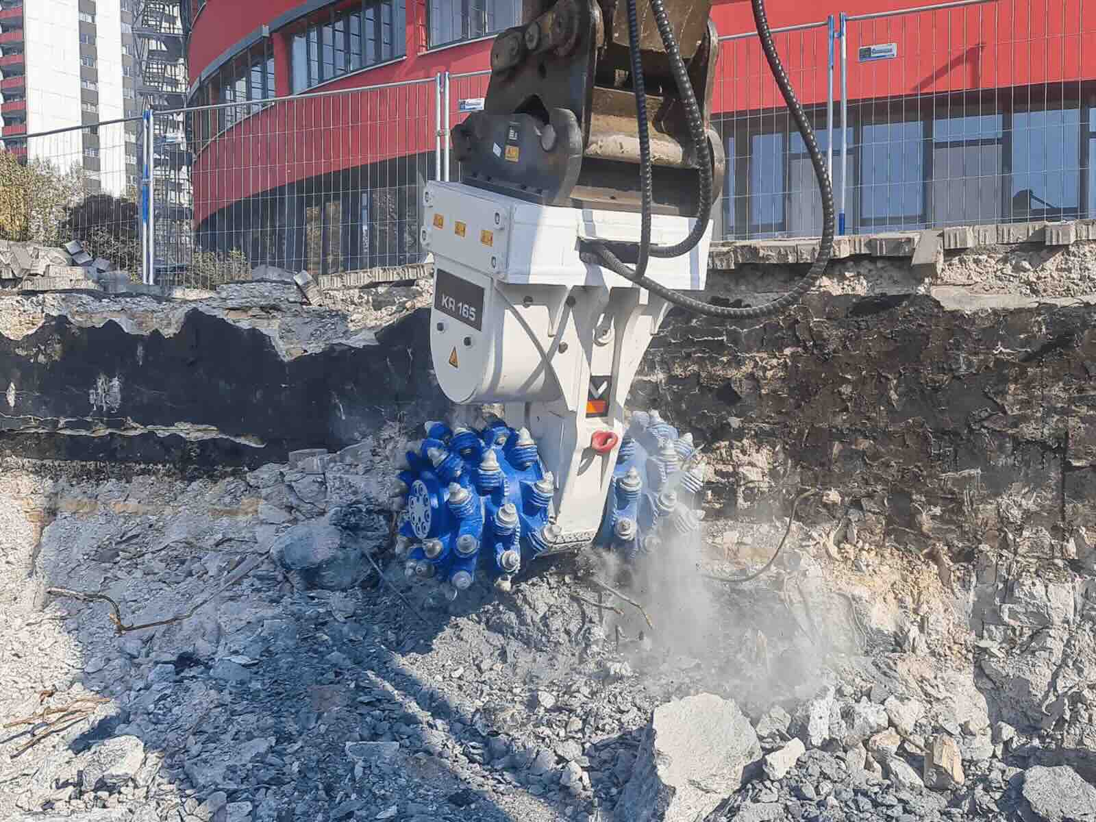 Fraise hydraulique KR vue 3